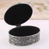 Vintage Style Small Jewelry Organizer With Floral Pattern For Bridal Gift And Travel Use