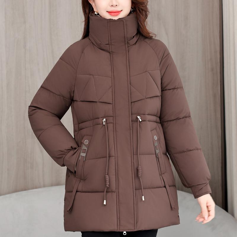 Women's Winter Jackets Hooded Casual Thick Parka Female Long Sleeve Warm Coat