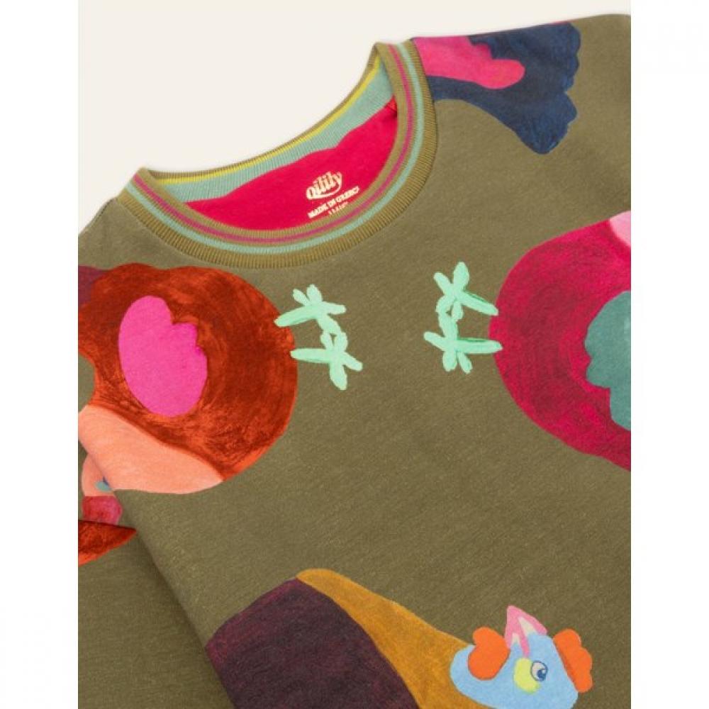 Oilily Kids Swan Sweater Okhfets007a