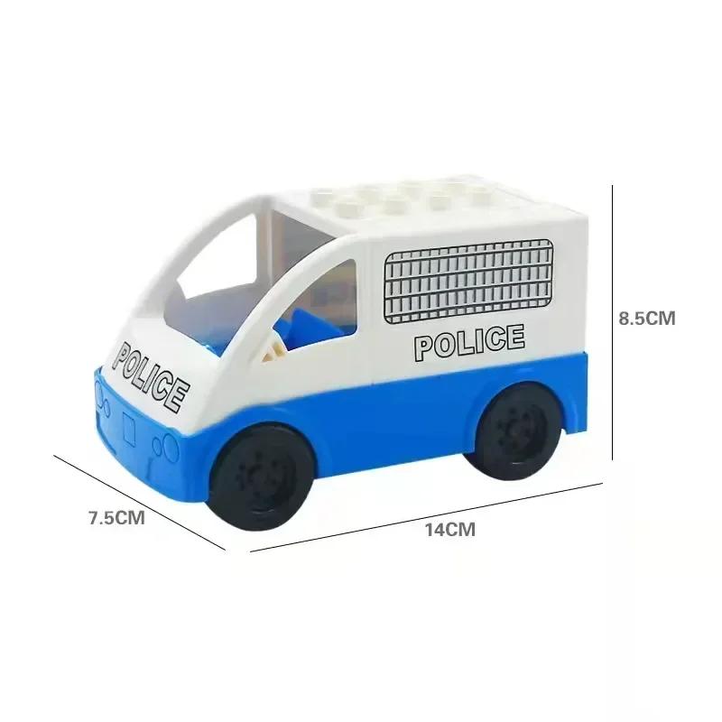Velké stavební kostky Příslušenství Kompatibilní Velké kostky Děti Děti Nákladní auto Auto Autobus Městská dopravní série Sestavovací Vzdělávací hračka