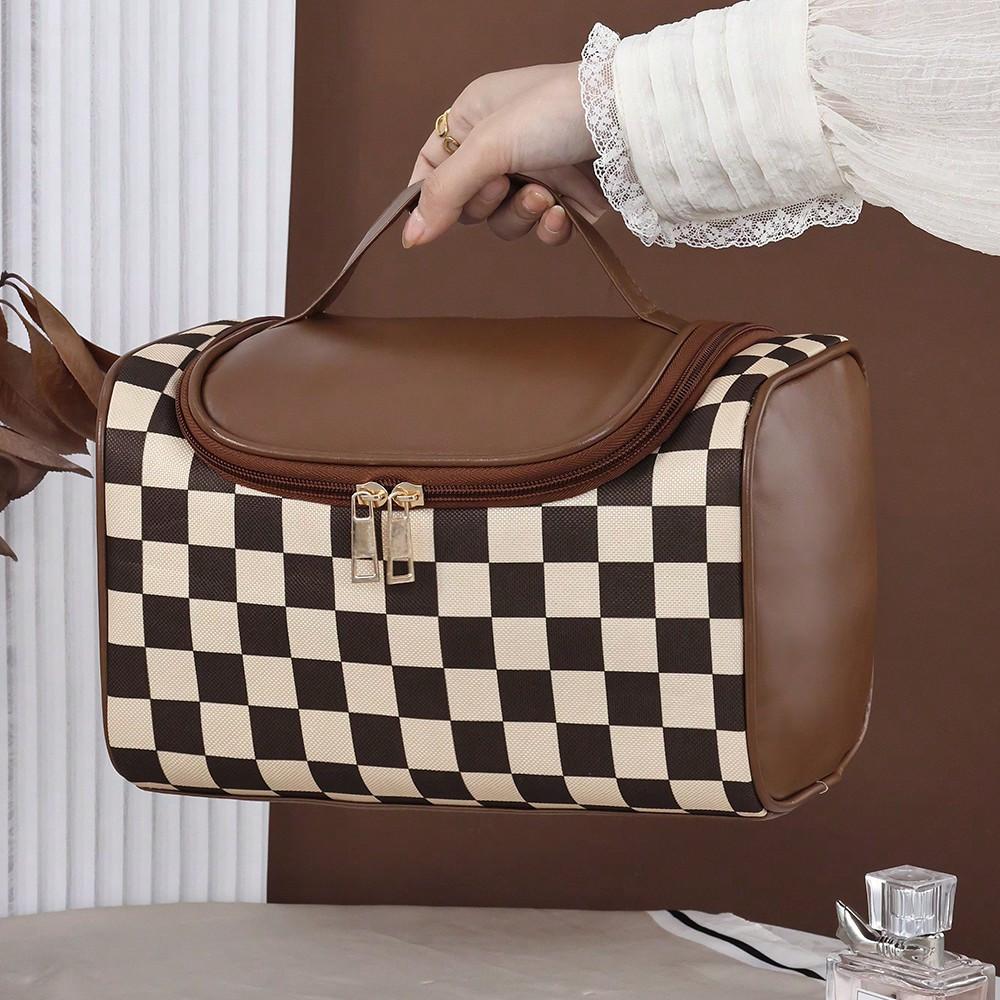 Wodoodporna Torba Podróżna na Kosmetyki o Dużej Pojemności, Przenośna Torba Organizer na Kosmetyki, Wielofunkcyjna Kosmetyczka z Klapką, Idealny Prezent dla Przyjaciół