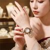 Stainless Steel Ladies Wristwatch Adjustable Women Watch Rose Gold Bracelet Watch  Daily Outings