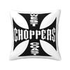 Personalized West Coast Iron Cross Choppers Square Pillowcase Cushion Cover Pillow Case Throw Pillow Cover for Home Bedroom Car