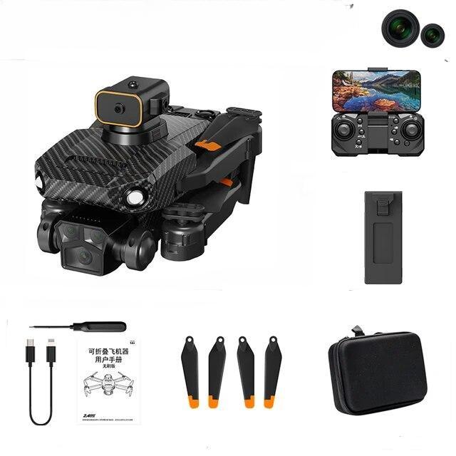 Nieuwe P8 Pro Borstelloze Drone Obstakel Vermijding ESC Dubbele HD Camera WIFI FPV Opvouwbare Quadcopter Cadeau Speelgoed voor Kinderen