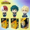 MHA Anime Figure Cute Midoriya Izuku Figurine Bakugou Katsuki Action Figure Look Up Figure Mini Cute Toy Collectible Doll Gifts