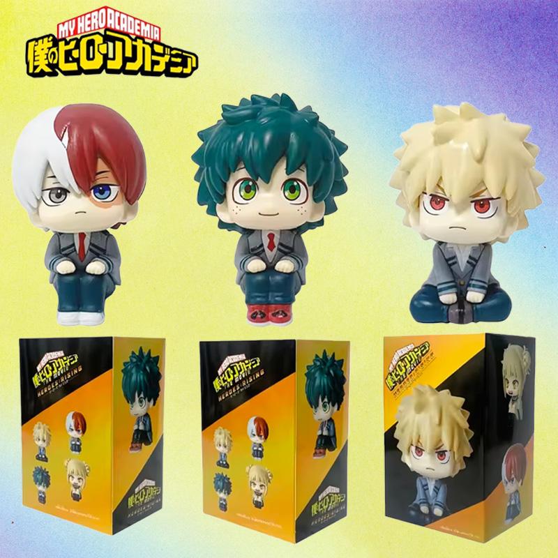 Wucifang Jewelry New My Hero Academia Anime Figure Set Himiko Toga Kurogiri Twice Hatsume Shigaraki Deku Bakugo Togata Dabi Midoriya Jiro Collectible Toys