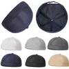 Breathable Men's Landlord Hat Brimless Summer Docker Cap Fashion Dome Melon Cap  Unisex