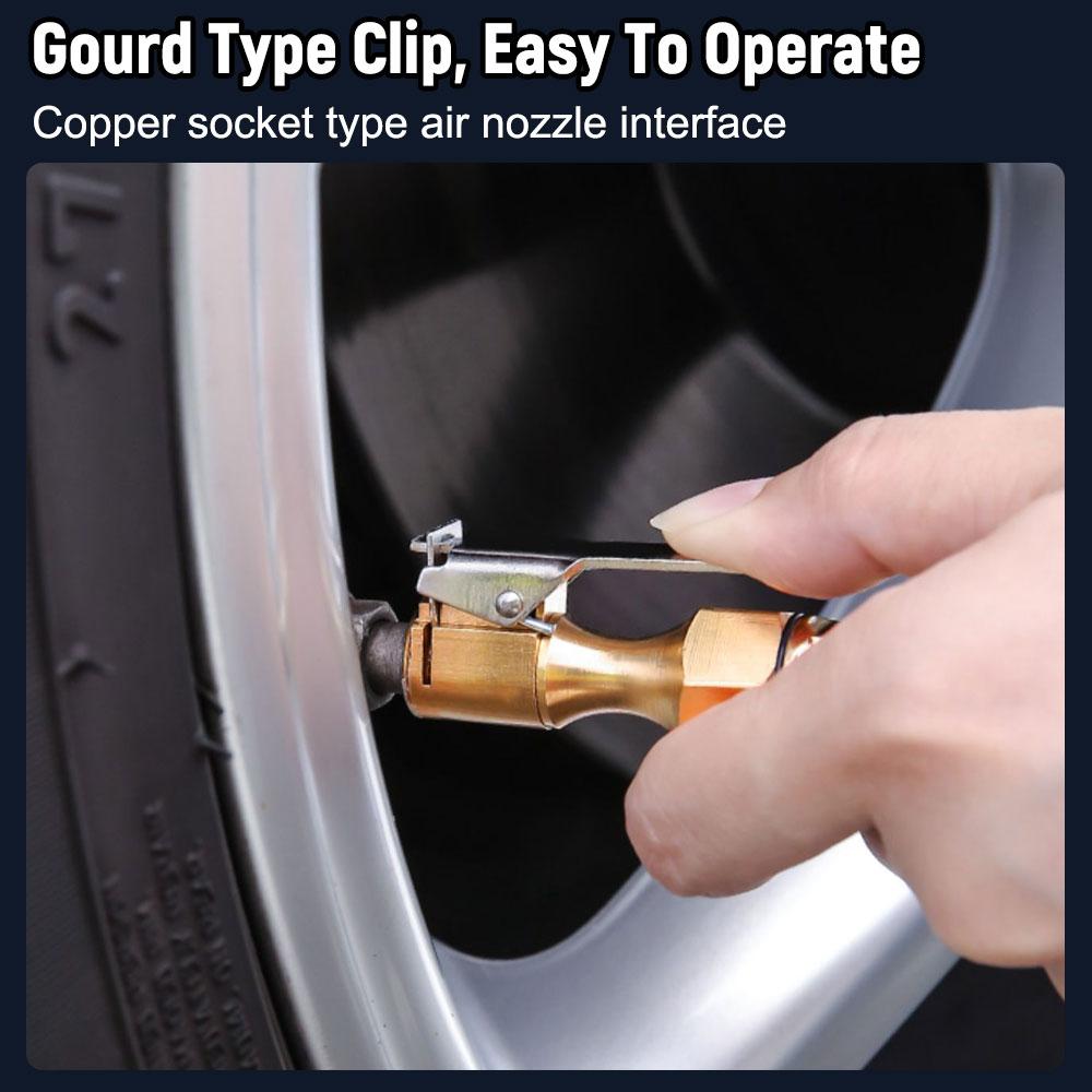 Car Tire Pressure Gauge Digital Display With Inflator Hose High-precision Monitoring Inflation Gun Car Tire Manometro Universal