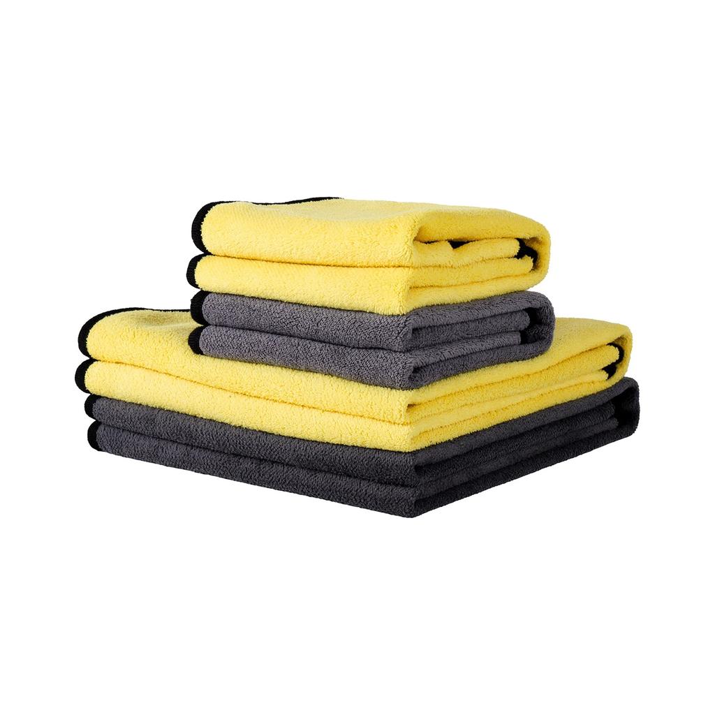 2Pcs Reusable Microfiber Cleaning Towel Thicken Soft Drying Cloth Car Body Washing Towels Household Cleaning Towels 30/40/60cm