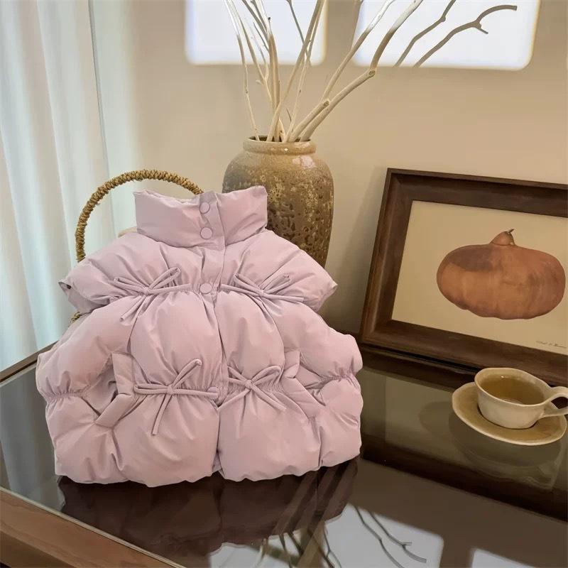 Baby Girls Vests Autumn Winter Korean Children's Down Waist Coats Winter Baby Warm Thick Vest