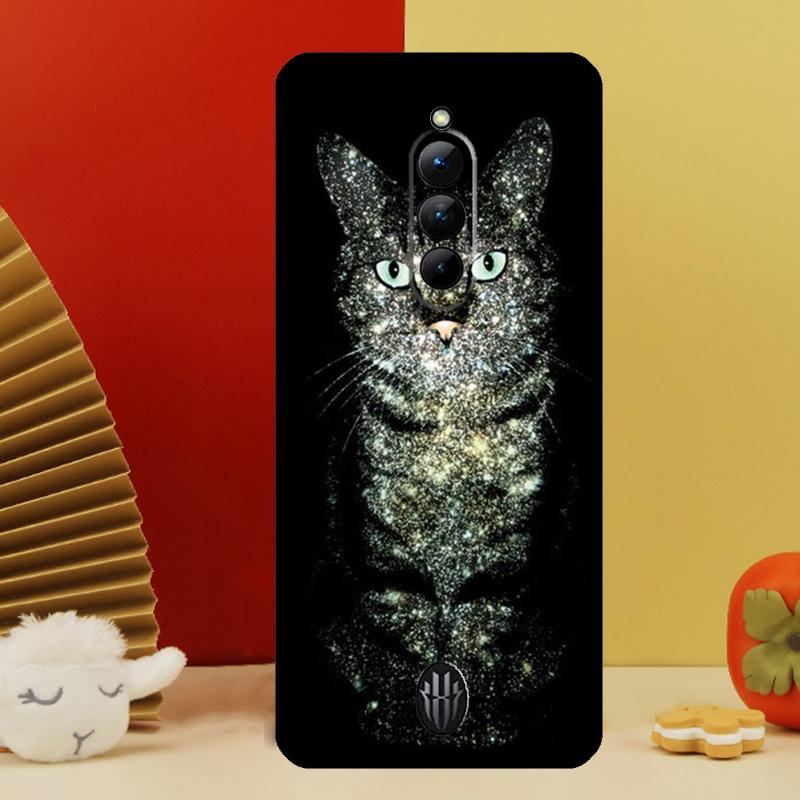 Space Happy Cats Case For Nubia Red Magic 10 Pro Plus 6 7 Pro 6S 7S 6R 5G RedMagic 9 8 8S 9S Pro Plus Cover