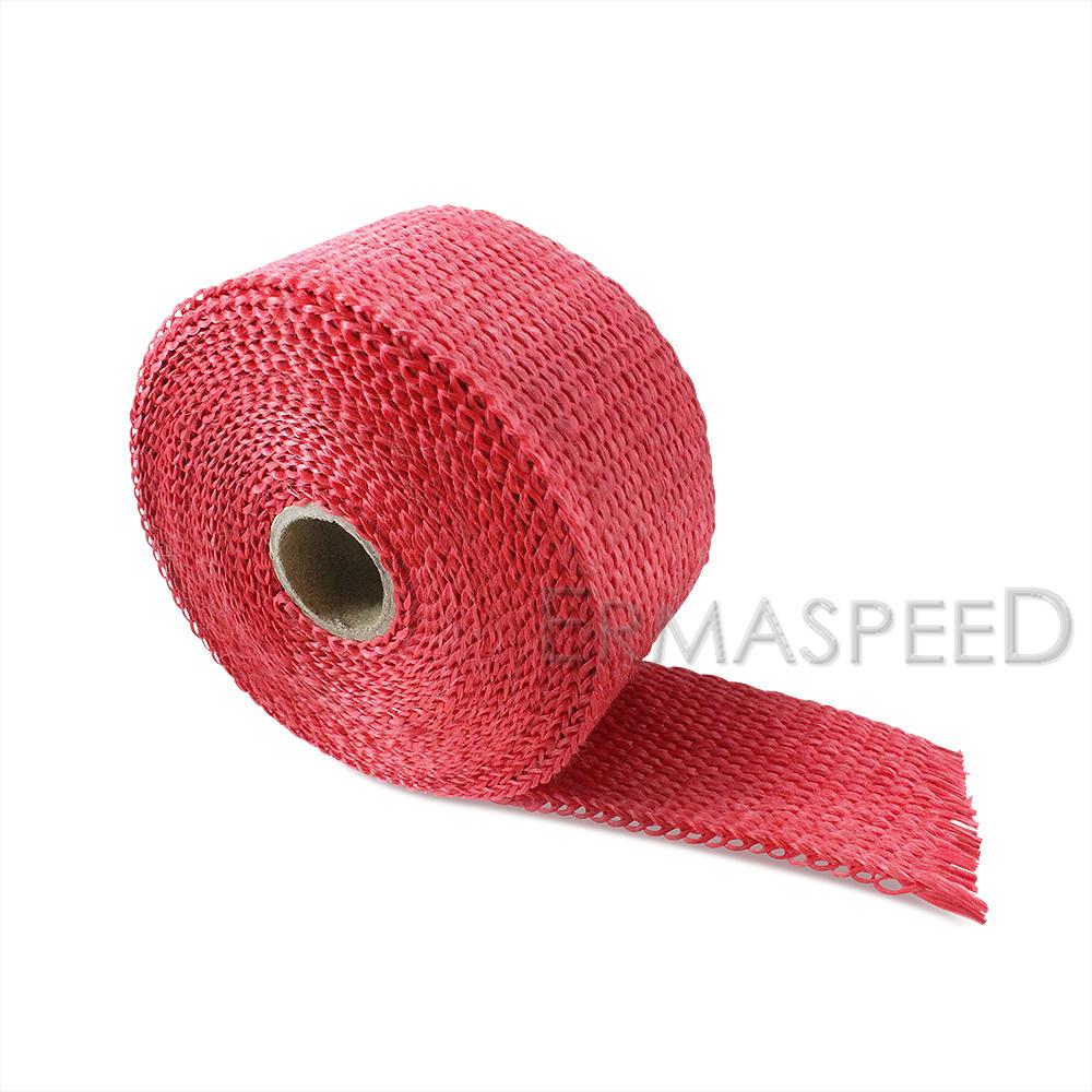 Universal Exhaust Wrap Fiberglass 50mm Motorcycle Accessories Black Pit Bike Heat Wraps Muffler Thermal Tape for