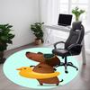 1pc Sunglasses Floatie Dog Chair Carpet for Office Non Slip, Machine Washable Rug for Office, Room Holiday Decor for Christmas, Birthday Polyester