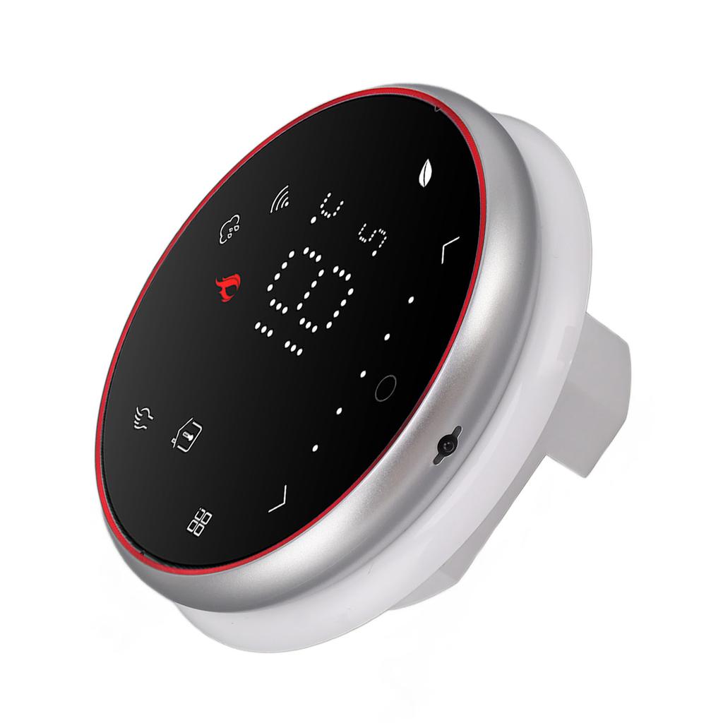 Drahtloses WLAN Smart Thermostat LED-Anzeige Sprach-App-Steuerung AC95~240V Energiesparend Smart Rund