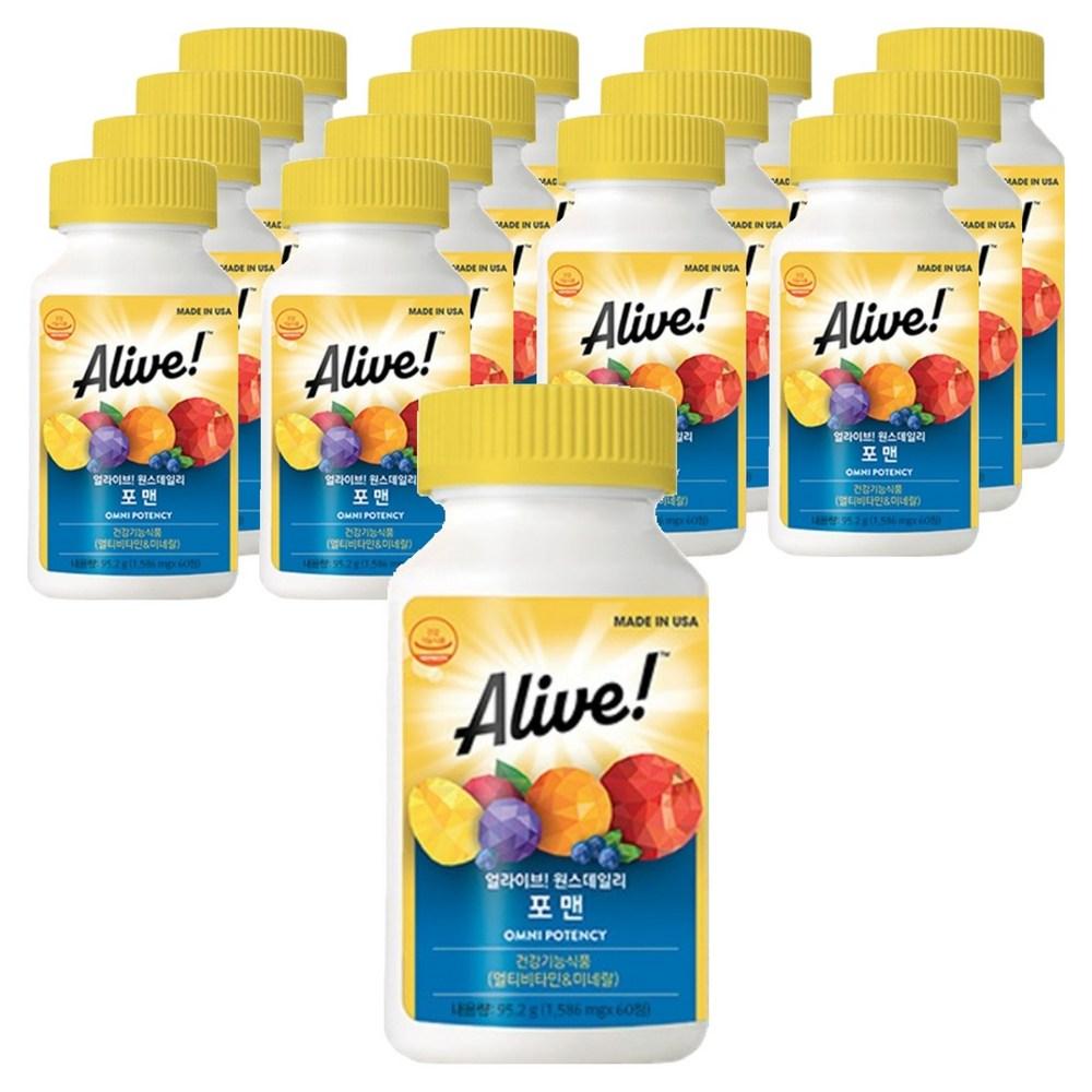 Alive Once Daily for Men Multivitamin 60 Tablets 15 pcs