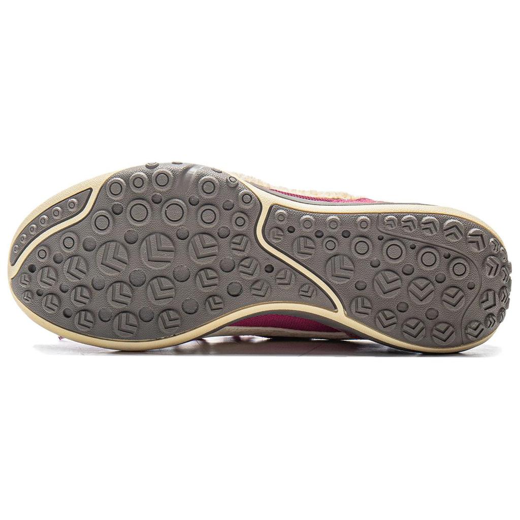 Li-Ning Comfortable Minimalist Shock Absorption Rebound Low-Top Lifestyle Sneakers Unisex Sneakers Rose-Pink AGLV096-4