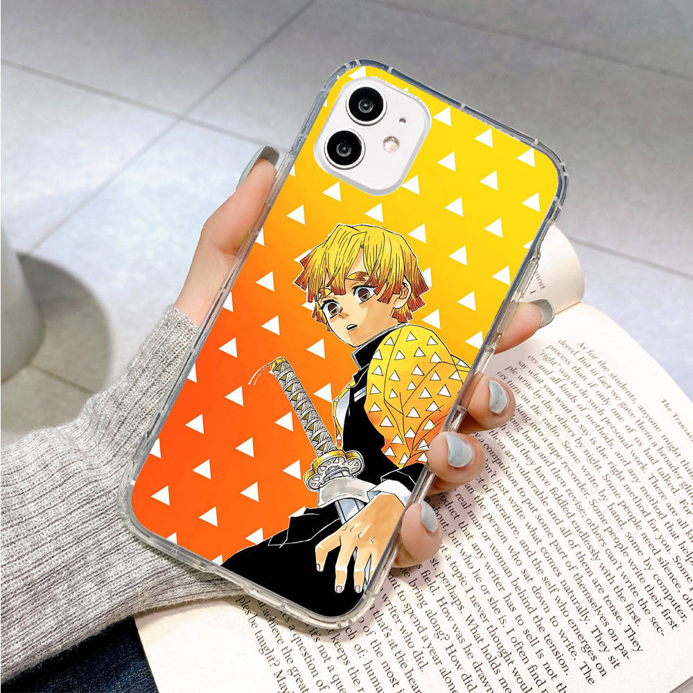 

Чехол для Samsung A04 A14 A23 A34 A54 M23 M33 M52 M53 Realme 10 9 C30S C35 C55 VIVO Y02S Y21 Y51 X80 Pro Прозрачный чехол WI88 Demon Slayer Tecno Spark 7T олений