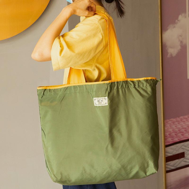 Foldable Shopping Bag - Portable, Ultra-light, Eco-friendly Bag, Storage Bag, Waterproof Grocery Bag, Hand-held Cloth Bag