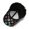 Hat Female Letter M Colorful Duck Tongue Hat Versatile Couple Baseball Hat Sunscreen Hat