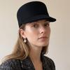 Retro Fedora Hat British Style Wool Topper Hat Vintage Woolen Felt Hat  Wedding Party