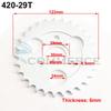 1Pcs 420/428 24T/26T/28T/29T/31T/35T/37T Teeth 30mm Rear Gear Sprocket Fit For Honda Monkey Motorcycle Pit Dirt Bike Accessories