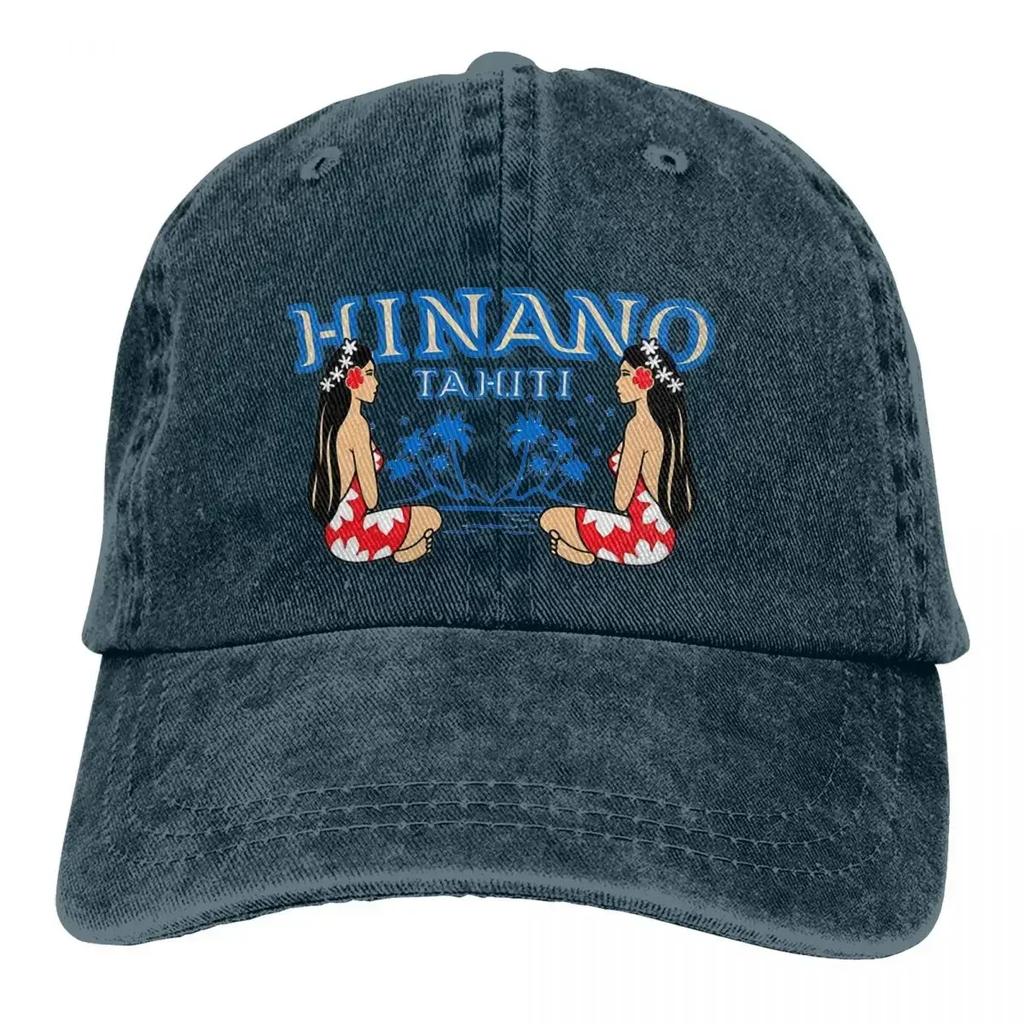 Pure Color Dad Hats Tree Women's Hat Sun Visor Baseball Caps Hinano Tahiti Beach Leisurely Peaked Cap