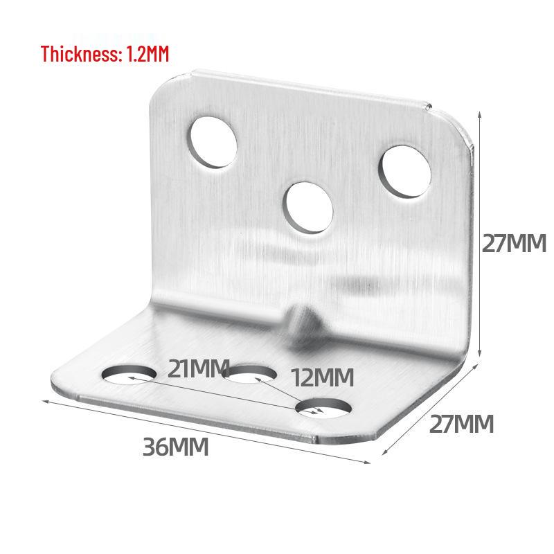 Kostenloser Versand 90° L-förmige Winkel für Holzregale, Tische, Stühle, Schränke, Kleiderschränke und Eisenstützen