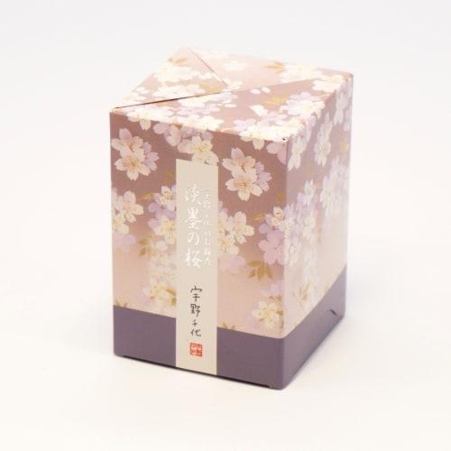 [Uno Chiyo Incense] Pale Ink Cherry Blossom Incense, Ultra-Low Smoke, Sandalwood Scent, Extra Short (Mini Size) [Established in 1820 by Eirakuya]