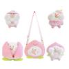 Cute And Cuddly Toby Peach Plushie Keychain Bag Accessory