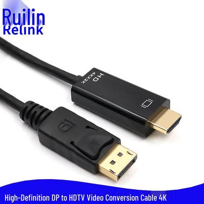 Câble Adaptateur Haute Définition DP vers HDMI 4K pour Connexion Moniteur Vidéo
