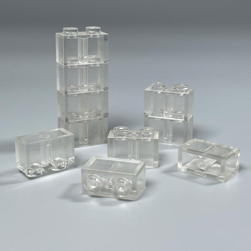 Small Particle Building Blocks: 1x2 High-Hole Brick 3004 - Basic Wall Brick Toy Accessories