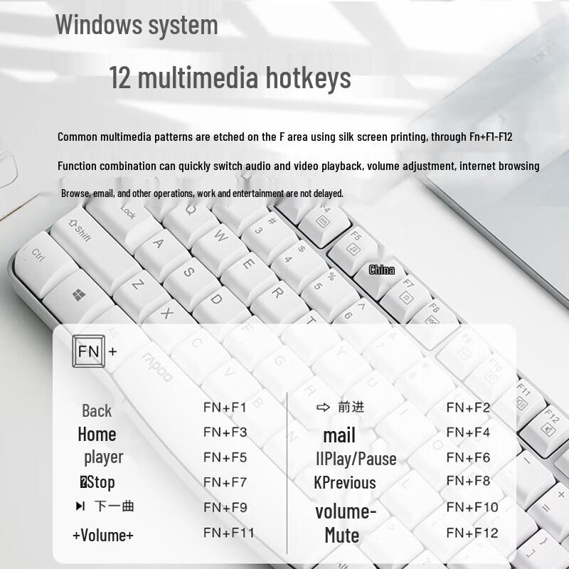 Rapoo X1800S Wireless Keyboard and Mouse Combo