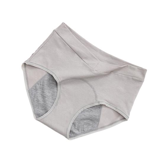 Women Underpants Seamless Moisture Wicking Solid Color Soft Anti-septic Soft Breathable Plus Size High Waist Menstural Period Lady Adult Sex Wear