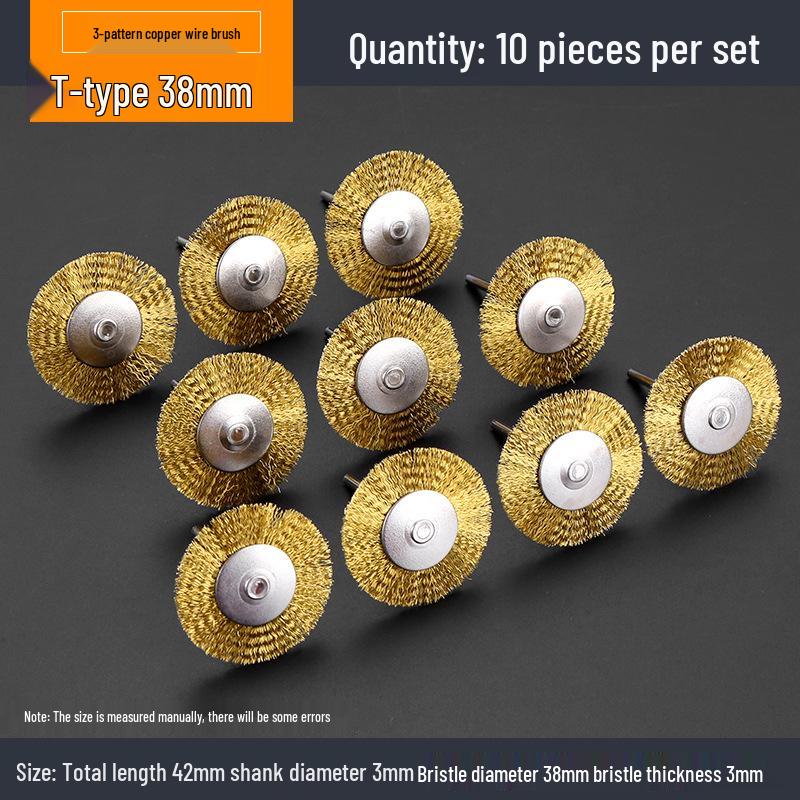 Electric Grinder Steel Wire Brush - Rust & Polishing Head for Walnut & Wenwan Grinding, Steel & Electric Brush.