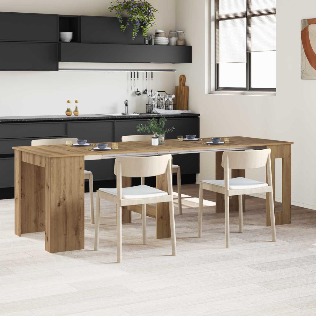 Dining Table 240 x 85 x 75 cm Particleboard Artisan Oak