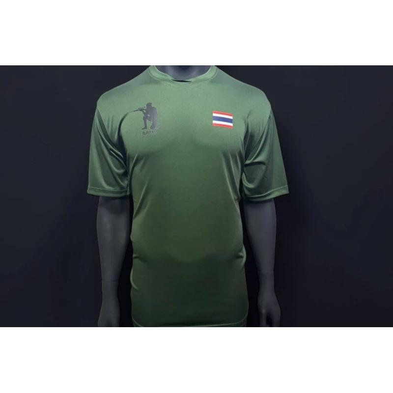 

Футболка солдата королевской армии Таиланда, черная, с круглым вырезом, принтом и коротким рукавом, быстросохнущая, мужская, женская, унисекс XL