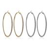 Personality Exaggerated Matte Large Circle Earrings Fashion Creative Trend Round Earrings Ear Buckles