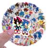 60 Cute Sonic the Hedgehog Graffiti Waterproof Stickers - Anime Speed Racer Theme