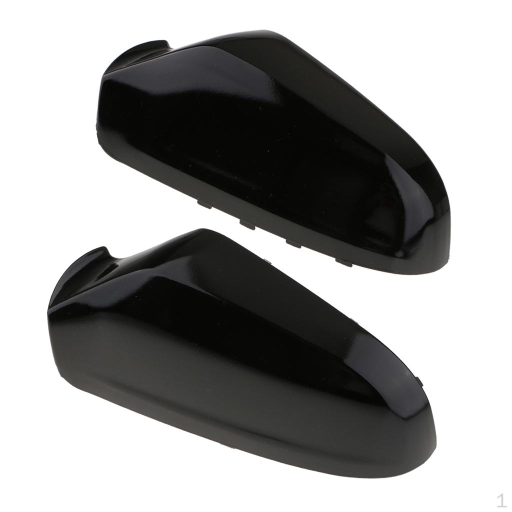 

Корпус зеркала заднего вида автомобиля левый и правый глянцевый черный для Vauxhall