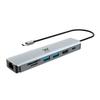 Woxter Station D'accueil USB-C Hub 7 Ports Argenté