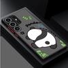 Funda Back Phone Cover Case for Samsung Galaxy S20 FE S24 Plus S22 S26 Note 20 Ultra 10+ S23 FE S25 Ultra S21 Cute Panda Funny