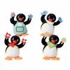 Pingu Zabawny Pochylający Głowę Seria Zwierzę Pingwin Szczęśliwy Jedzący Kształt Ryby Wiele Stylów Lalka Breloczek Dekoracja Peryferia Prezent