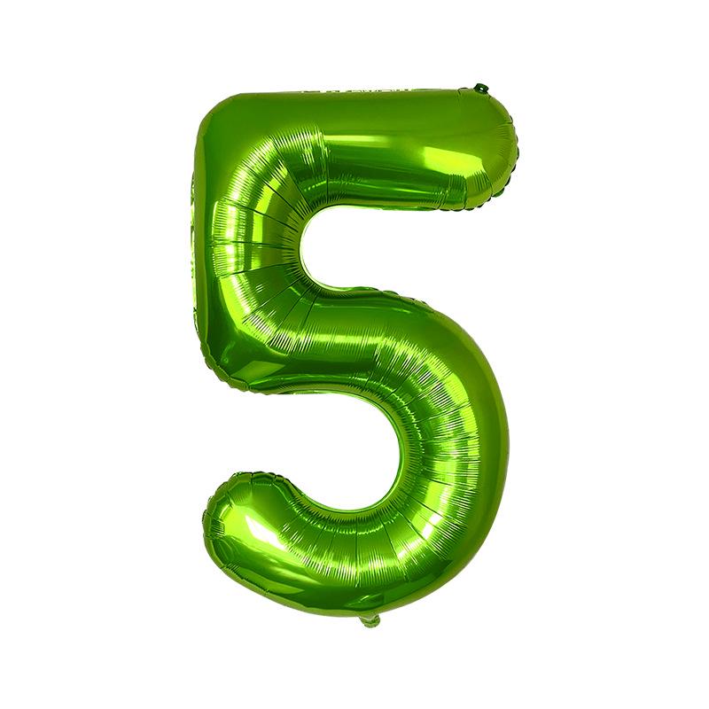 Globos de Aluminio con Número de 40 Pulgadas (EE. UU.) - Decoración de Fiesta