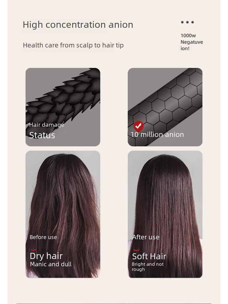 Dual-Use Hair Straightener & Curler: Household Iron for Straightening & Curling