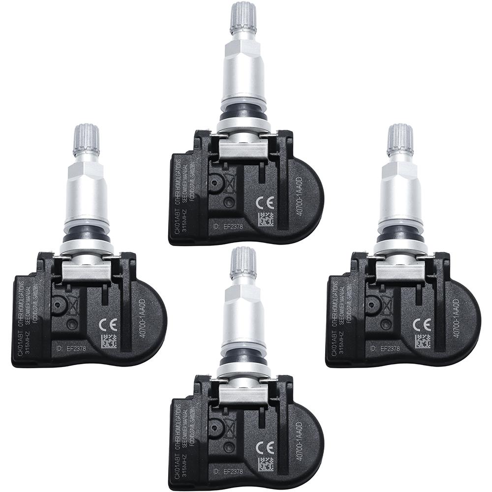 

4PCS Car Tire Pressure Sensor For Nissan NV200 2012/11-2017/12 Altima Armada Frontier OEM 407001AA0D 407001AA0B TPMS 315MHz Part 4 PCS