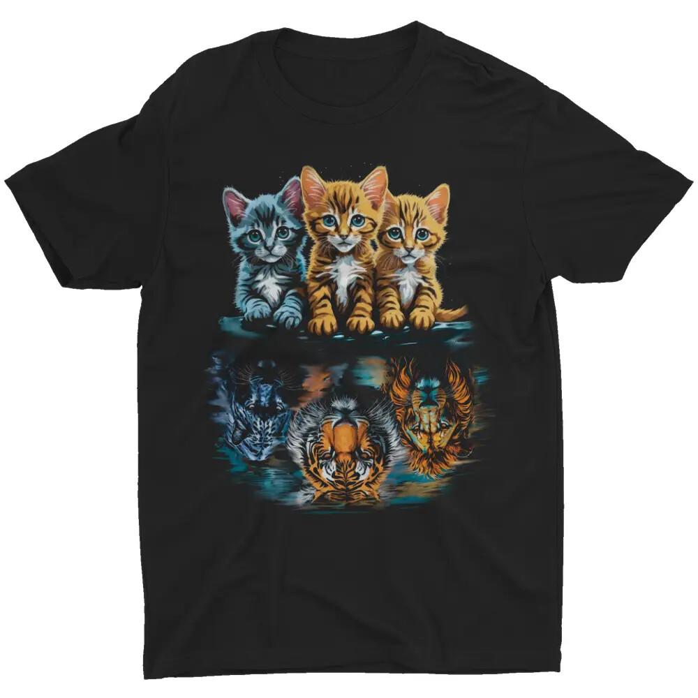 

Funny Cat Reflection Tiger T-Shirt In Yourself Inspiring Unisex T-shirt Unisex T-Shirt XL