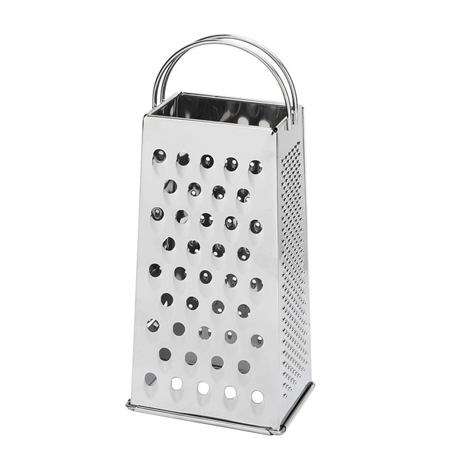 Stainless 4-Sided Box Grater, 9 Inch, for Vegetables Potatoes Carrots - Kitchen Shredder one size