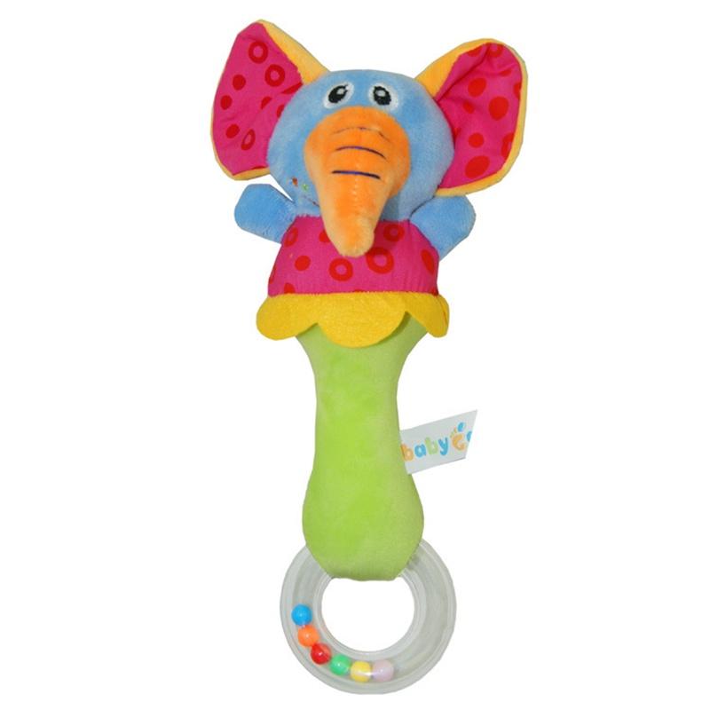 Babyfans Plush Animal Shaker With Colorful Beads Perfect For Sensory Development, Hand-eye Coordination, And Interactive Play