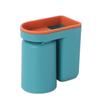 4 Colors Toothbrush Rack Light Luxury Mouthwash Brushing Cup Punch Free Wall Mounted Bathroom Storage Box Couple Tooth Cup Shelf