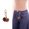 Nová retro barva série miu třásněný kuličkový džínový přívěsek na tašku přívěsek na mobilní telefon klíčenka přívěsek na hrnek